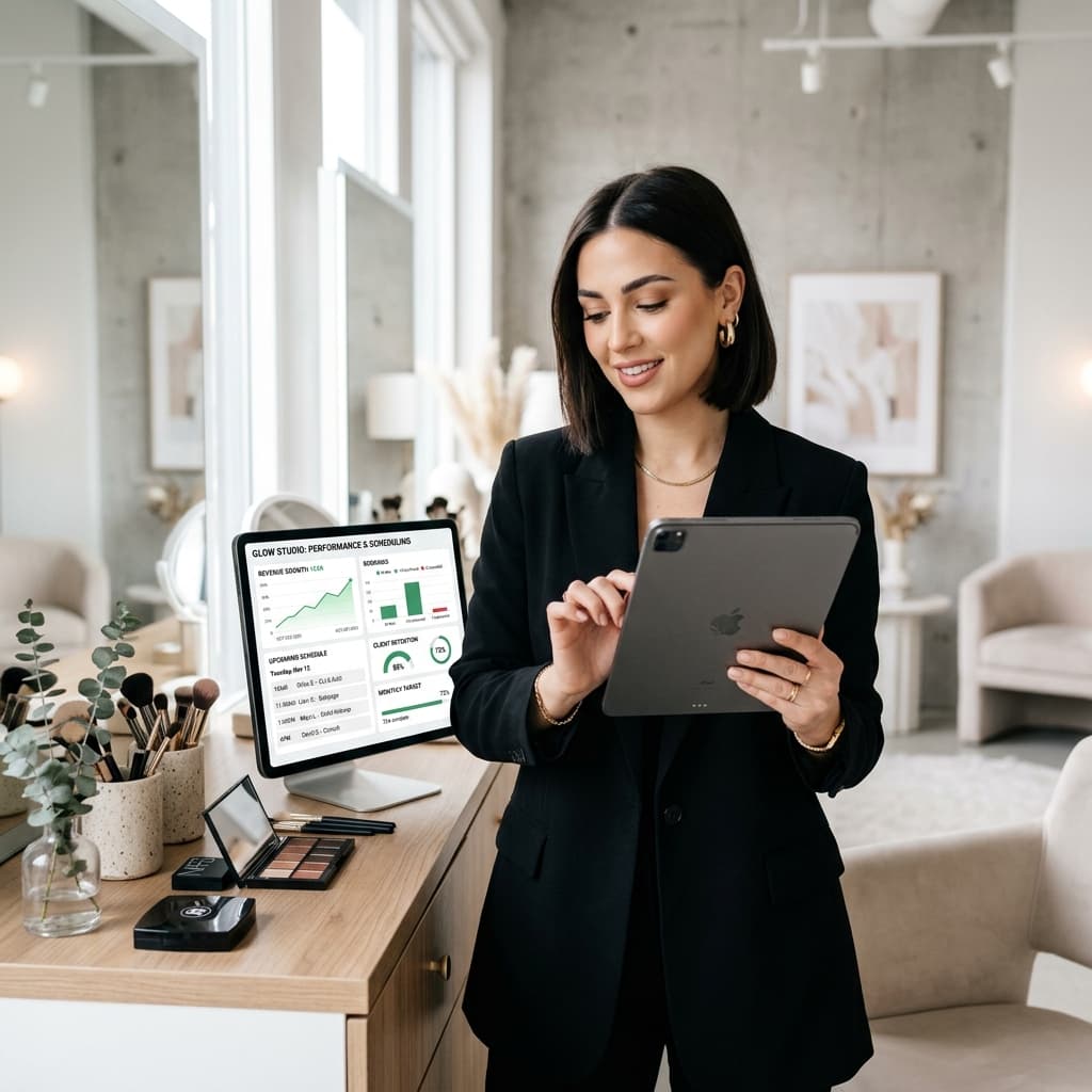 Professional using Stryk dashboard